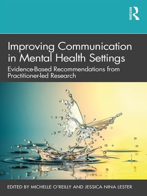 cover image of Improving Communication in Mental Health Settings
